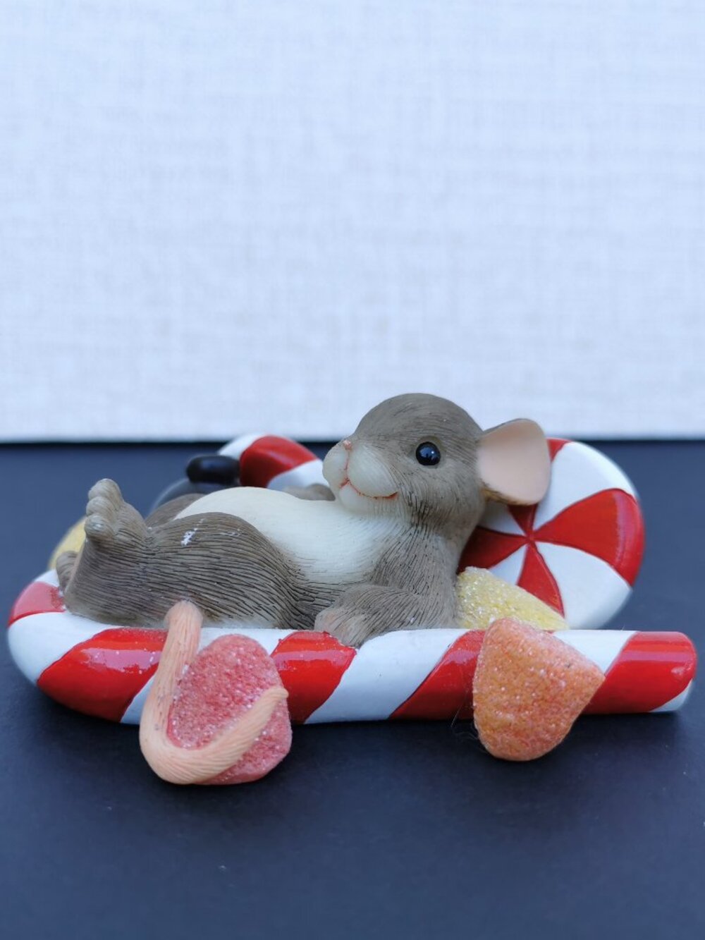 Fitz & Floyd Charming Tails Have a Sweet Holiday Figurine Mice Mouse Christmas